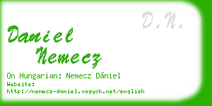 daniel nemecz business card